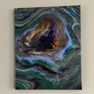 Galaxy 1 Acrylic Cosmic Pour Art