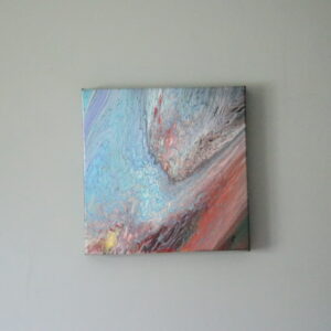 Eighty Pushing Through 12X12 Acrylic Varnished